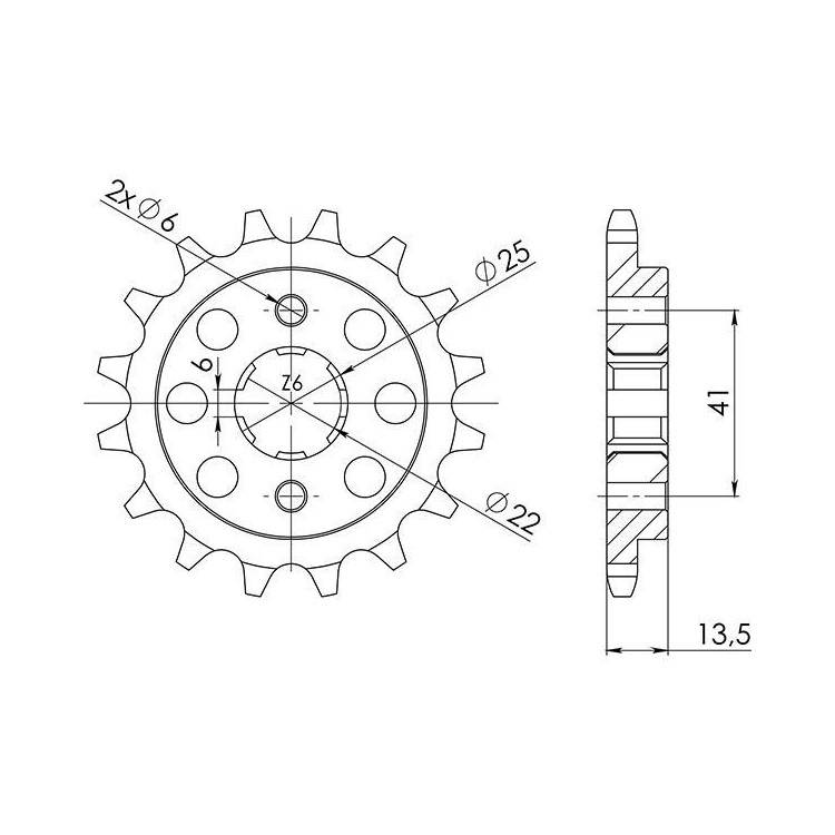 542050615 PIGNONE P525 - Z15 (DIS.20506) | SGR