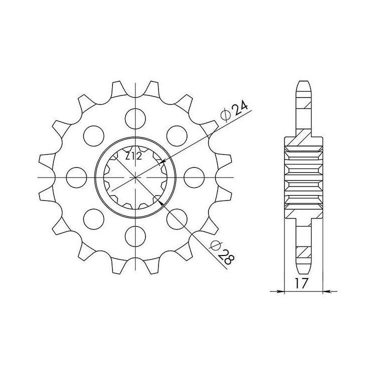 542051515 PIGNONE P525 - Z15 (DIS.20515) | SGR