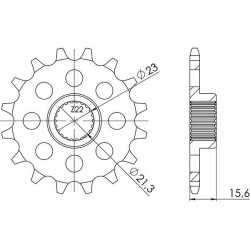 PIGNONE P520 - Z15 (DIS.21504) | SGR | 542150415