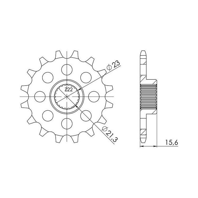 PIGNONE P520 - Z15 (DIS.21504) | SGR | 542150415