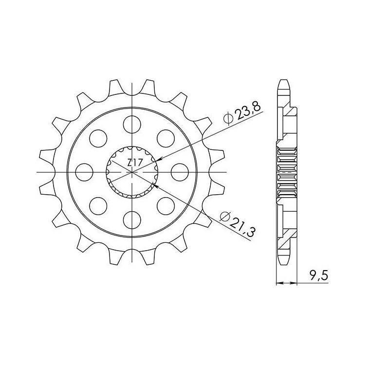 PIGNONE P520 - Z15 (DIS.20311) | SGR | 542031115