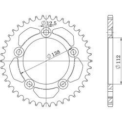 CORONA IN ACCIAIO P525 - Z42 (DIS.10613) | SGR | 541061342