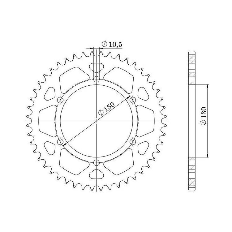 CORONA IN ACCIAIO P525 - Z48 (DIS.10502) | SGR | 541050248