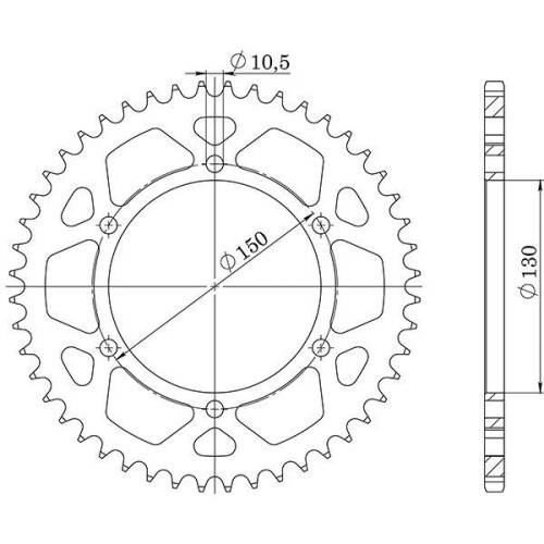 CORONA IN ACCIAIO P525 - Z48 (DIS.10502) | SGR | 541050248
