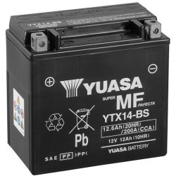 BATTERIA YUASA YTX14 (SIGILLATA ATTIVATA - FACTORY SEALED) 12V/12AH | SGR | 065129WC