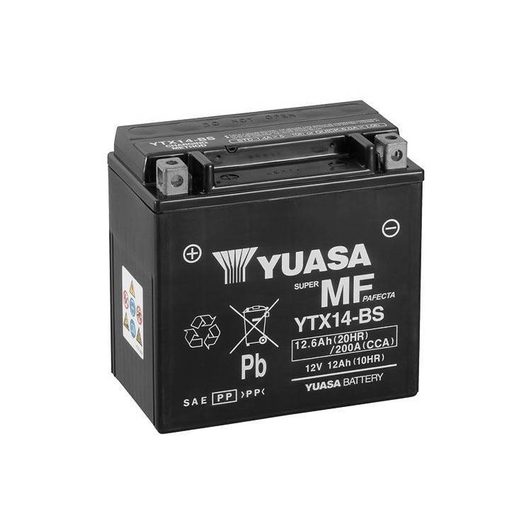 BATTERIA YUASA YTX14 (SIGILLATA ATTIVATA - FACTORY SEALED) 12V/12AH | SGR | 065129WC