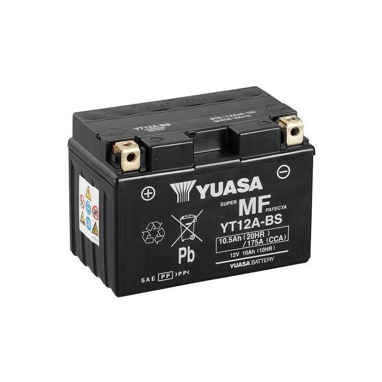 BATTERIA YUASA YT12A (SIGILLATA ATTIVATA - FACTORY SEALED) 12V/9,5AH | SGR | 065111WC