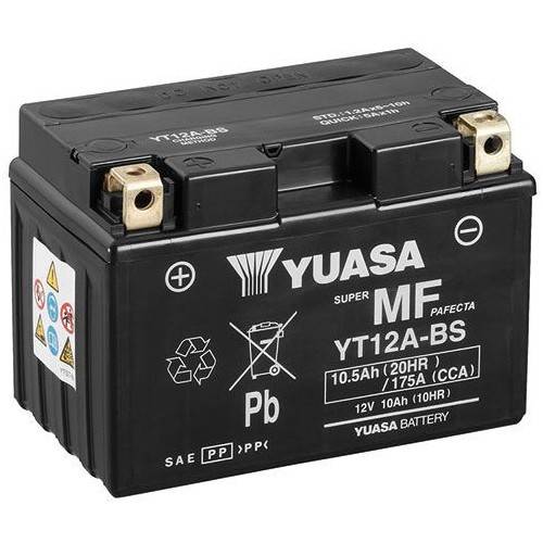 BATTERIA YUASA YT12A (SIGILLATA ATTIVATA - FACTORY SEALED) 12V/9,5AH | SGR | 065111WC