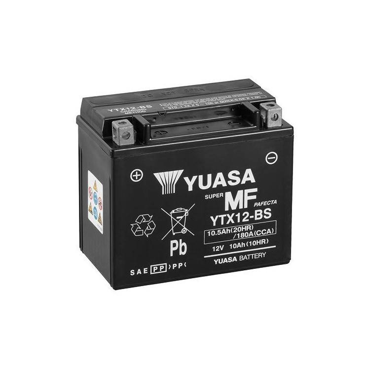BATTERIA YUASA YTX12 (SIGILLATA ATTIVATA - FACTORY SEALED) 12V/10AH | SGR | 065109WC