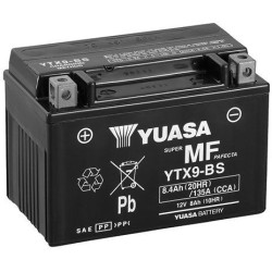 BATTERIA YUASA YTX9 (SIGILLATA ATTIVATA - FACTORY SEALED) 12V/8AH | SGR | 065099WC