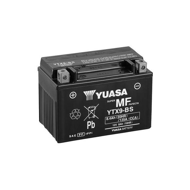 BATTERIA YUASA YTX9 (SIGILLATA ATTIVATA - FACTORY SEALED) 12V/8AH | SGR | 065099WC