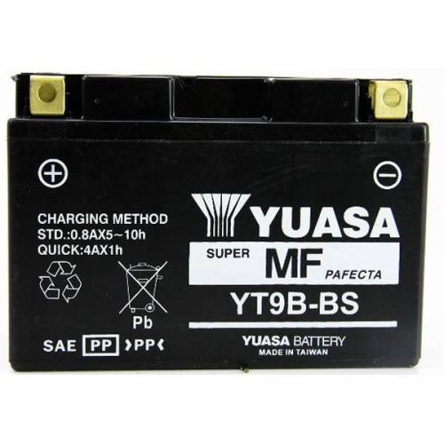 BATTERIA YUASA YT9B-BS (SIGILLATA ATTIVATA - FACTORY SEALED) 12V/8AH | SGR | 065081