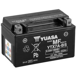 BATTERIA YUASA YTX7A (SIGILLATA ATTIVATA - FACTORY SEALED) 12V/6AH | SGR | 065070WC
