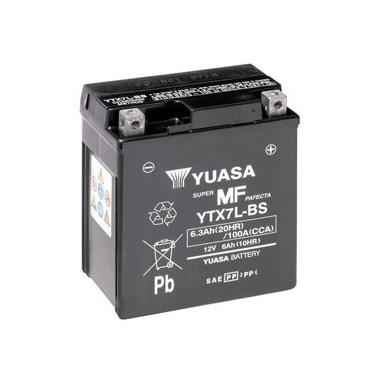 BATTERIA YUASA YTX7L (SIGILLATA ATTIVATA - FACTORY SEALED) 12V/6AH | SGR | 065069WC