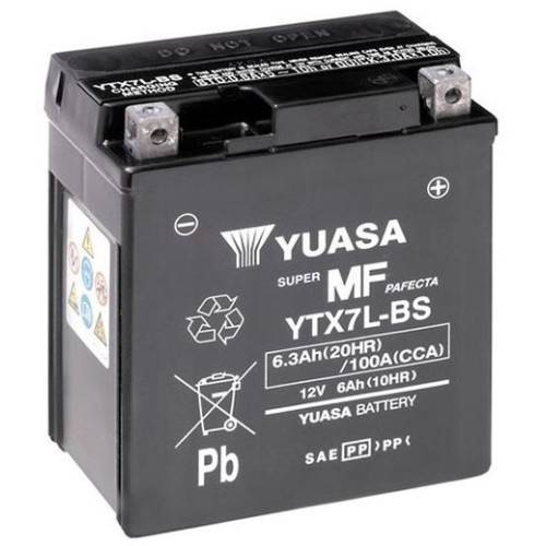 BATTERIA YUASA YTX7L (SIGILLATA ATTIVATA - FACTORY SEALED) 12V/6AH | SGR | 065069WC