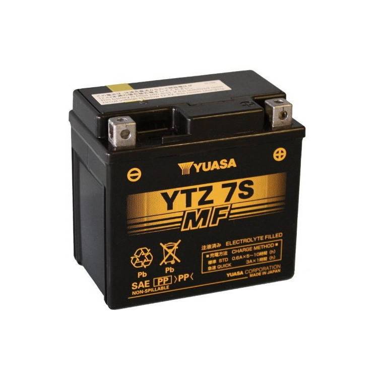 BATTERIA YUASA YTZ7S (SIGILLATA ATTIVATA - FACTORY SEALED) 12V/6AH | SGR | 065007