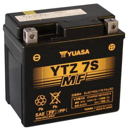BATTERIA YUASA YTZ7S (SIGILLATA ATTIVATA - FACTORY SEALED) 12V/6AH | SGR | 065007