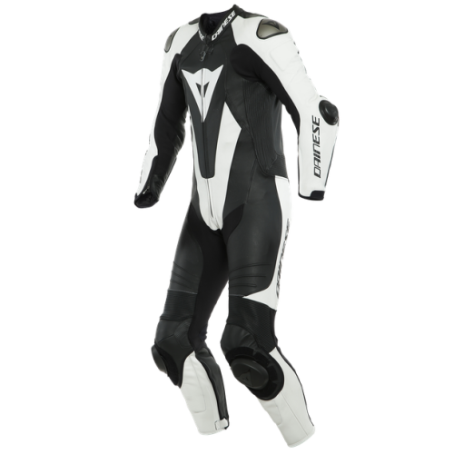 LAGUNA SECA 5 1PC BLACK/WHITE TUTA INTERA IN PELLE | DAINESE