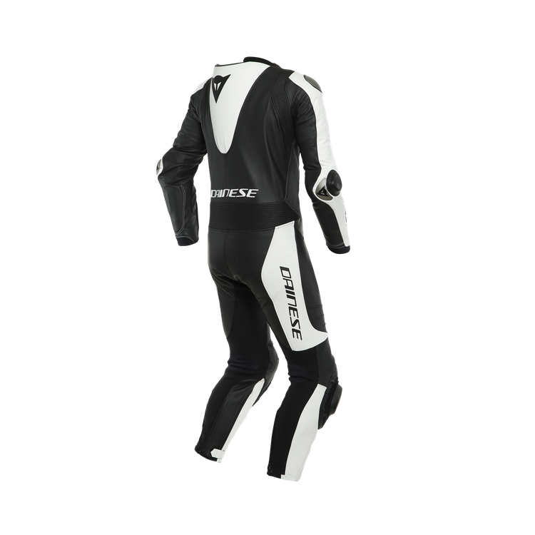 LAGUNA SECA 5 1PC BLACK/WHITE TUTA INTERA IN PELLE | DAINESE