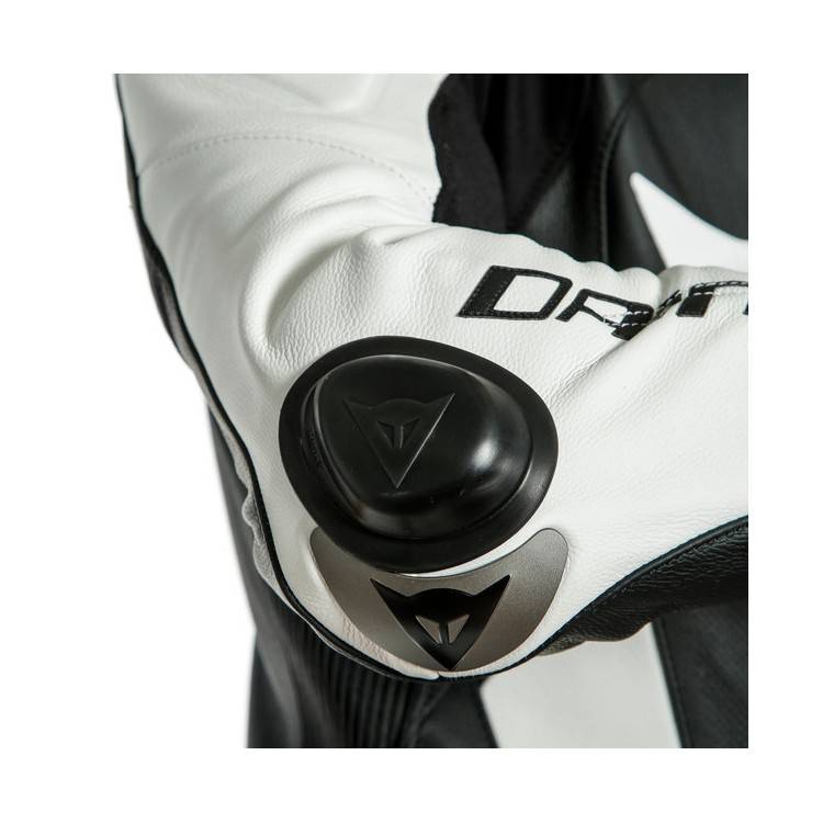 LAGUNA SECA 5 1PC BLACK/WHITE TUTA INTERA IN PELLE | DAINESE