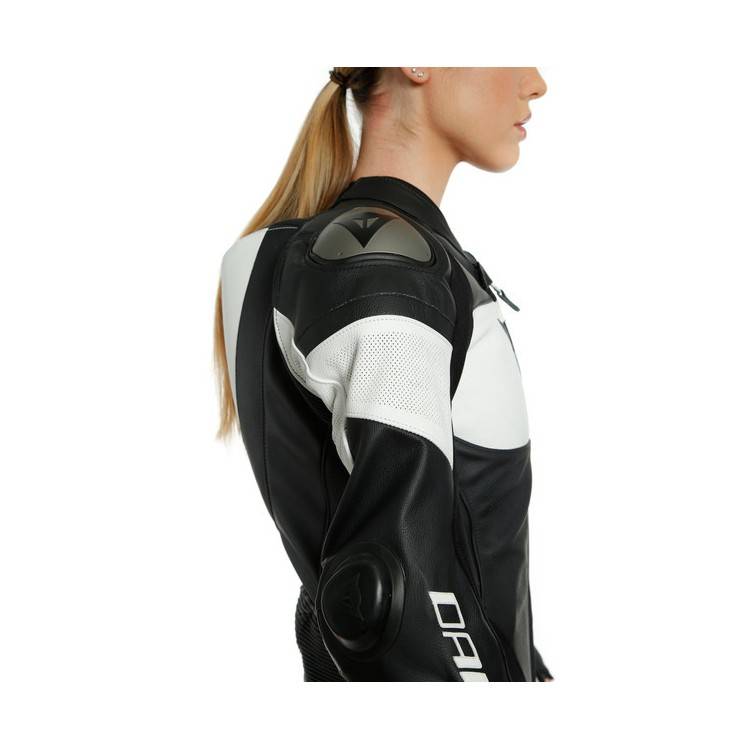 IMATRA LADY 1PC BLACK/WHITE TUTA INTERA IN PELLE | DAINESE