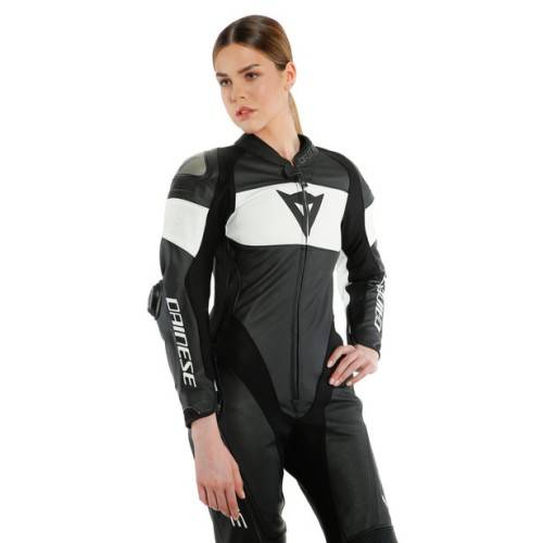 IMATRA LADY 1PC BLACK/WHITE TUTA INTERA IN PELLE | DAINESE