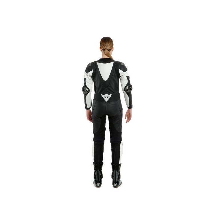IMATRA LADY 1PC BLACK/WHITE TUTA INTERA IN PELLE | DAINESE