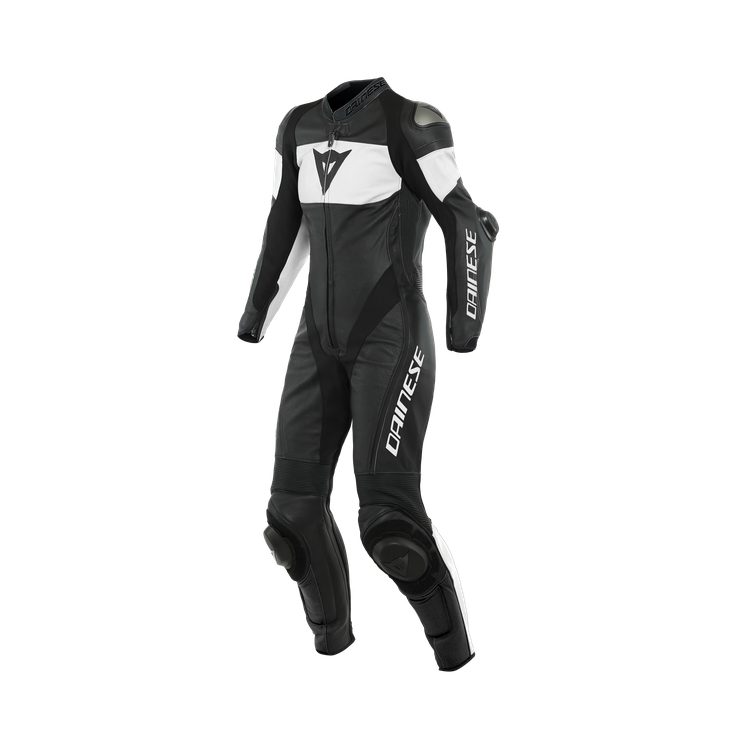 IMATRA LADY 1PC BLACK/WHITE TUTA INTERA IN PELLE | DAINESE