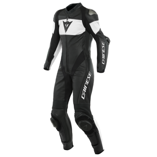 IMATRA LADY 1PC BLACK/WHITE TUTA INTERA IN PELLE | DAINESE