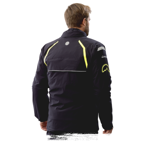 GIACCA ANTIACQUA Byge XPR-Tex® Unisex Black Yellow Fluo|DANE