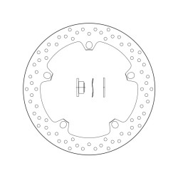 168.B407.D6 SERIE ORO DISCO FRENI FISSO  | BREMBO 168B407D6