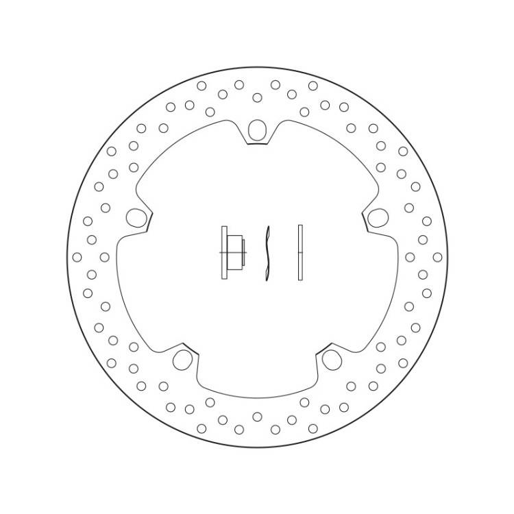 168.B407.D6 SERIE ORO DISCO FRENI FISSO  | BREMBO 168B407D6