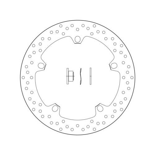168.B407.D6 SERIE ORO DISCO FRENI FISSO  | BREMBO 168B407D6
