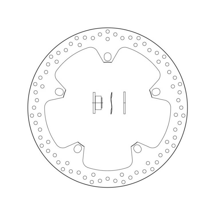 168.B407.D7 SERIE ORO DISCO FRENI FISSO  | BREMBO 168B407D7