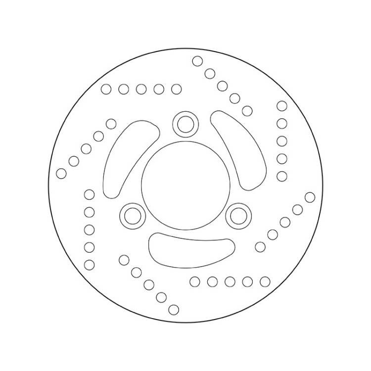 68.B407.14 SERIE ORO DISCO FRENI FISSO  | BREMBO 68B40714