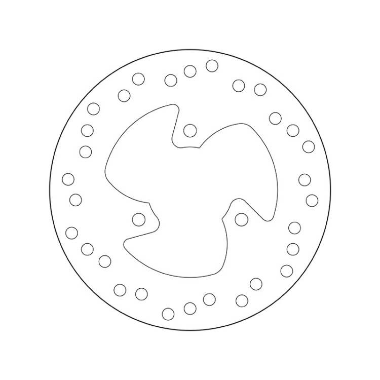 68.B407.17 SERIE ORO DISCO FRENI FISSO  | BREMBO 68B40717