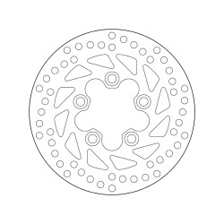 68.B407.24 SERIE ORO DISCO FRENI FISSO  | BREMBO 68B40724