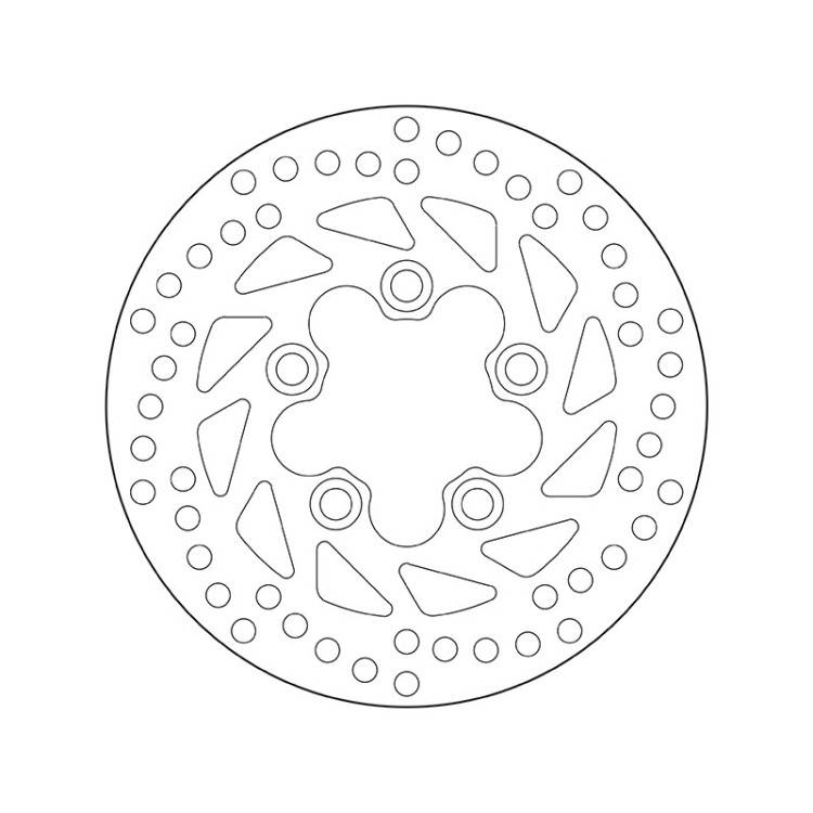 68.B407.24 SERIE ORO DISCO FRENI FISSO  | BREMBO 68B40724