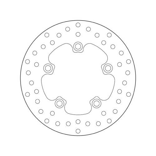 68.B407.28 SERIE ORO DISCO FRENI FISSO  | BREMBO 68B40728