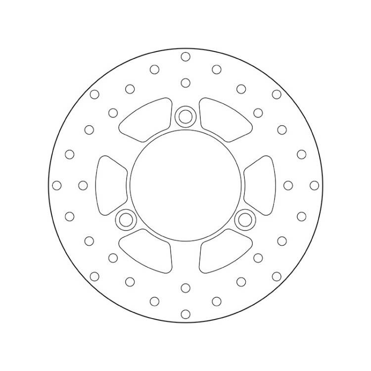 68.B407.29 SERIE ORO DISCO FRENI FISSO  | BREMBO 68B40729