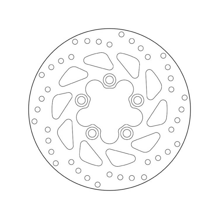 68.B407.31 SERIE ORO DISCO FRENI FISSO  | BREMBO 68B40731