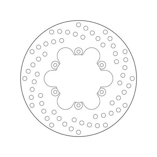 68.B407.35 SERIE ORO DISCO FRENI FISSO  | BREMBO 68B40735