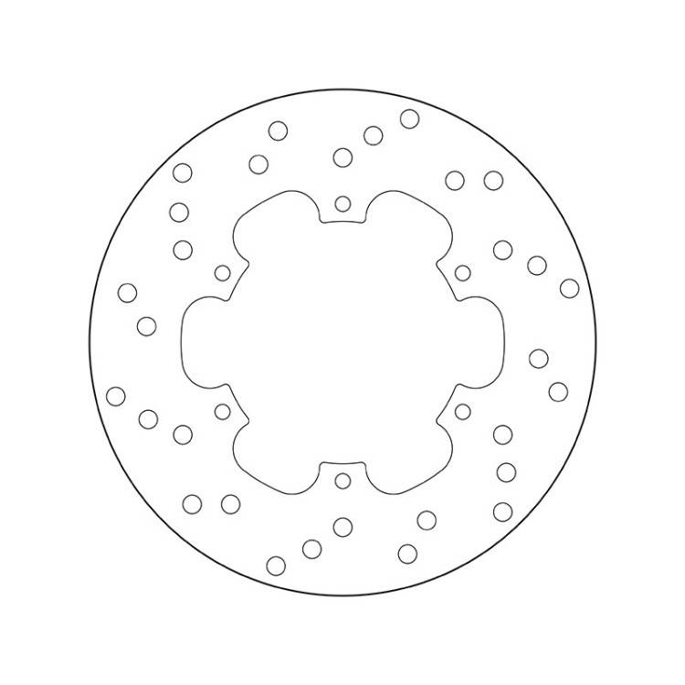 68.B407.38 SERIE ORO DISCO FRENI FISSO  | BREMBO 68B40738