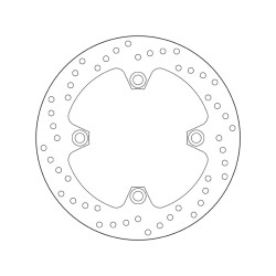 68.B407.40 SERIE ORO DISCO FRENI FISSO  | BREMBO 68B40740