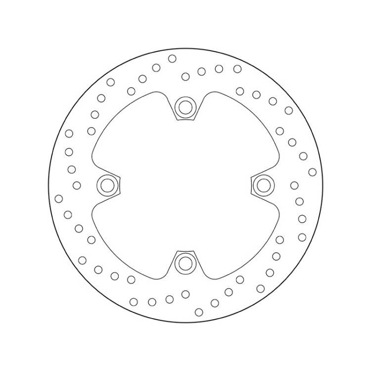 68.B407.40 SERIE ORO DISCO FRENI FISSO  | BREMBO 68B40740