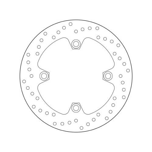 68.B407.40 SERIE ORO DISCO FRENI FISSO  | BREMBO 68B40740