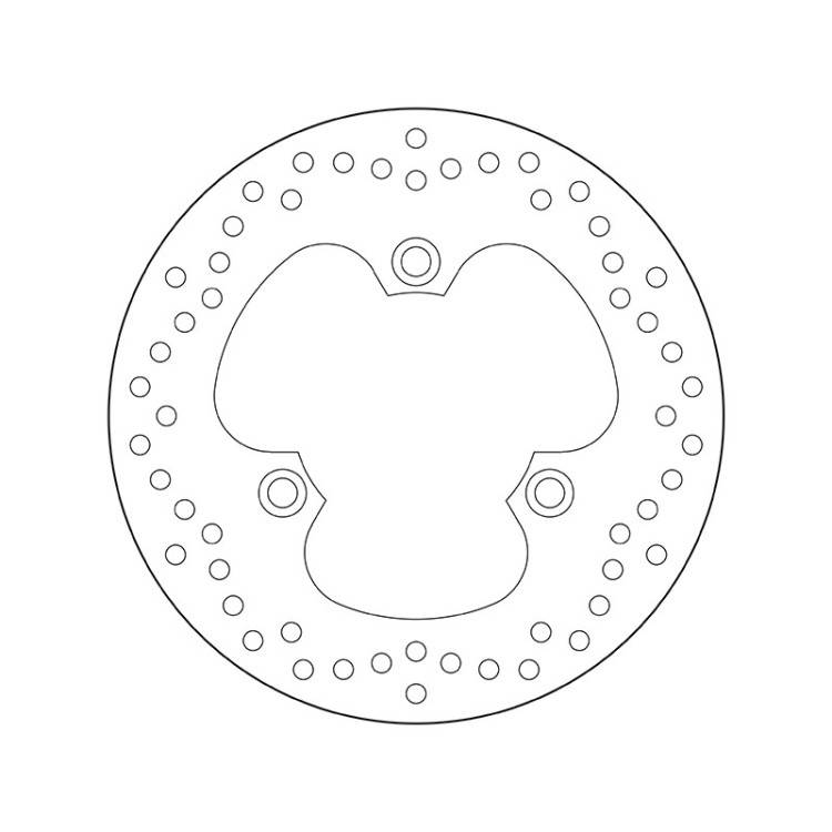 68.B407.43 SERIE ORO DISCO FRENI FISSO  | BREMBO 68B40743