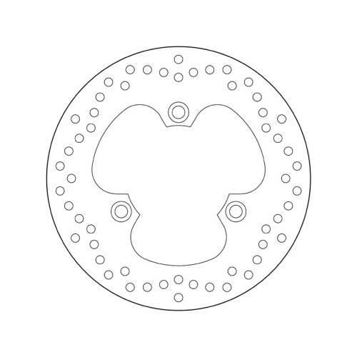 68.B407.43 SERIE ORO DISCO FRENI FISSO  | BREMBO 68B40743