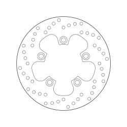 68.B407.44 SERIE ORO DISCO FRENI FISSO  | BREMBO 68B40744