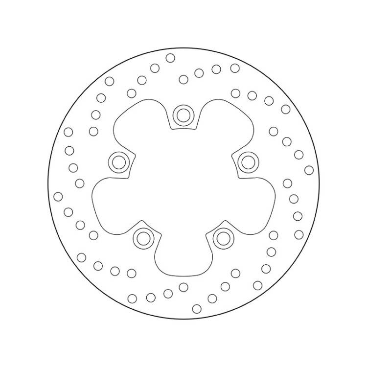 68.B407.44 SERIE ORO DISCO FRENI FISSO  | BREMBO 68B40744